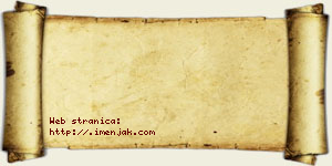 Jelica Sudimac vizit kartica